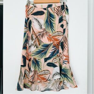 KRISA • tropical wrap skirt